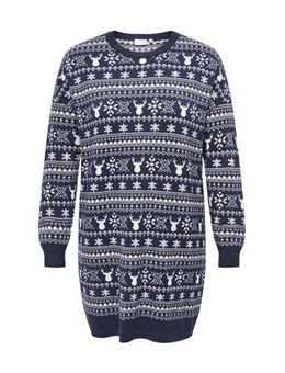 Sweatjurk CARXMAS donkerblauw/wit