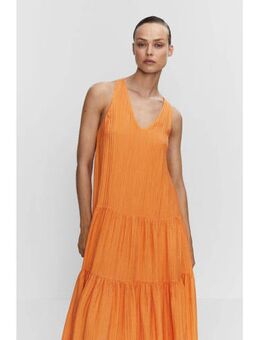 Maxi A-lijn jurk oranje
