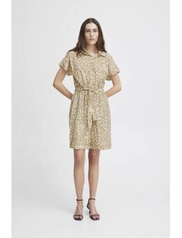 Playsuit IHTAMIKO met all over print beige/ crème