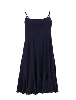 A-lijn jurk DOLCE van travelstof donkerblauw