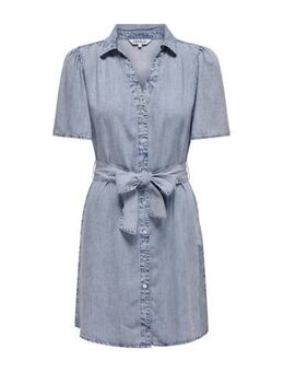 Spijker blousejurk light blue denim