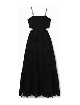 Maxi A-lijn jurk zwart