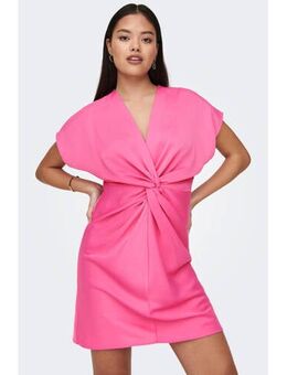 Satijnen jurk URBA roze