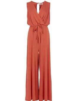 Jumpsuit koraalrood