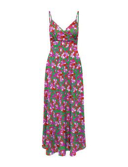Gebloemde maxi jurk ONLNOVA roze/ groen/ rood