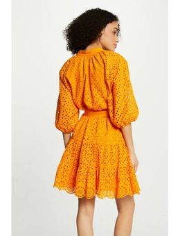 Trapeze jurk oranje