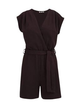 Playsuit donkerbruin