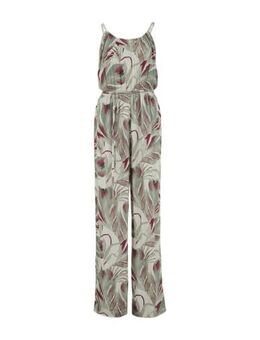 Jumpsuit met all over print groen