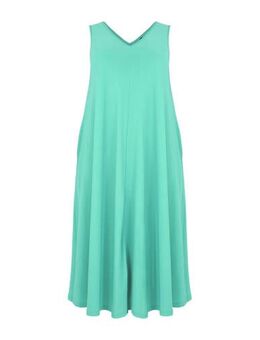 Maxi jurk DOLCE van travelstof turquoise