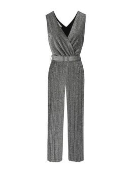 Jumpsuit zilver glitter