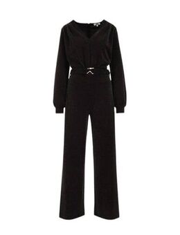 Jumpsuit zwart met glitter