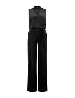 Jumpsuit fluweel zwart