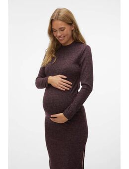 Zwangerschapsjurk MLCLARA bordeauxrood