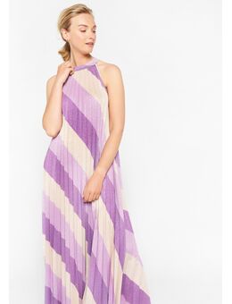 Maxi-jurk met plissé Purple