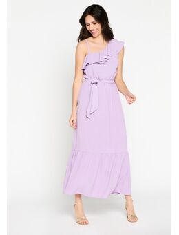 Asymmetrische maxi-jurk Lilac Bright