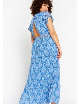Maxi-jurk met print Blue Faience