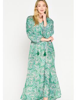 Maxi-jurk met paisleyprint Green Apple