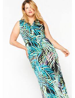 Maxi-jurk met tropische print Multico