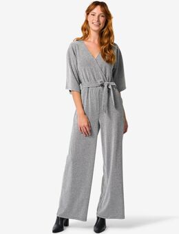 Damesjumpsuit Eileen Glitter Zilver (zilver)