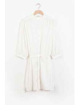 Witte Oversized Shirt Dress