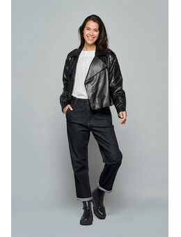 Caroline Tensen Senja Leren Jacket Zwart