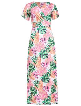 Maxi jurk met tropische print