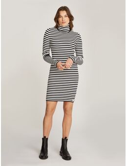 Sweatjurk WOVEN LABEL TIGHT SWEATER DRESS