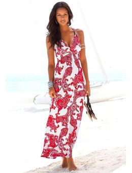 NU 20% KORTING: Maxi-jurk met verstelbare halslijn, zomerjurk, strandjurk