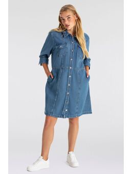 Levi's® Plus Jeans jurk van klassieke katoen-denim