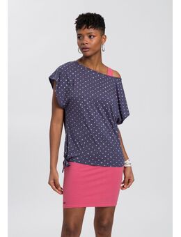 Jerseyjurk met gedessineerd shirt in verschillende kleur- en printcombinaties - nieuwe collectie (Met T-shirt)