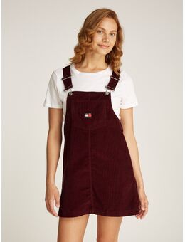 TOMMY JEANS Cordjurk TJW FINE CORD PINAFORE DRESS