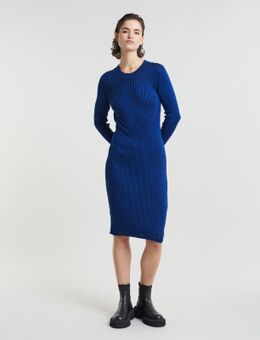 Gebreide jurk Plated Slim Knit Dress