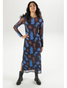 Maxi-jurk (Met jersey onderjurk)