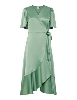 Wikkeljurk YASTHEA 2/4 MIDI WRAP DRESS S. NOOS