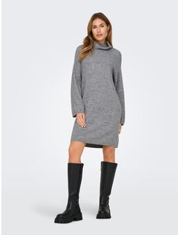 NU 20% KORTING: Gebreide jurk ONLTALIO LS STRIPE ROLLNECK DRESS BF KNT