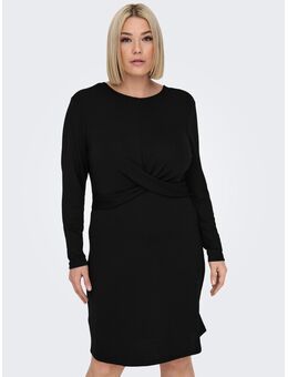 NU 20% KORTING: Jerseyjurk CARQUEEN L/S GLITTER TWIST DRESS JRS BF