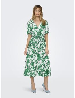 Zomerjurk ONLHALIA S/S MIDI DRESS WVN NOOS