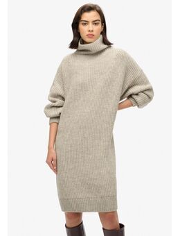 Jerseyjurk CHUNKY RIB KNIT JUMPER DRESS