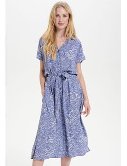 Midi-jurk SC-BLANCA DRESS met een bindceintuur