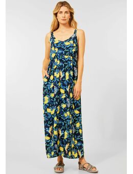 NU 20% KORTING: Maxi-jurk met tropische all-over print