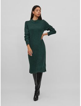 Gebreide jurk VIRIL CREW NECK L/S MIDI DRESS - NOOS