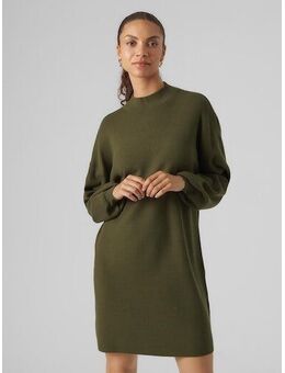 NU 20% KORTING: Gebreide jurk VMNANCY LS FUNNELNECK DRESS GA NOOS