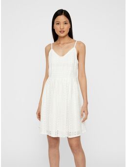 Jurk met bandjes VMHONEY LACE PLEATED SINGLET DRESS WVN