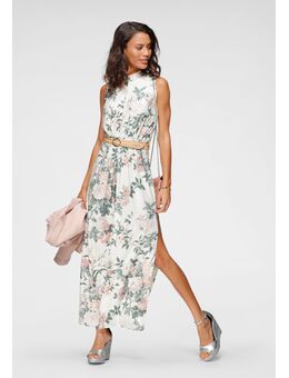 Maxi-jurk met elegante bloemenprint