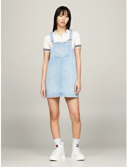NU 20% KORTING: TOMMY Jeans jurk PINAFORE DRESS BH6110