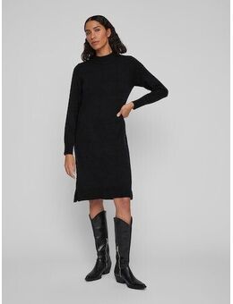 Gebreide jurk VIRIL CREW NECK L/S MIDI DRESS - NOOS