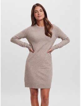 Gebreide jurk VMDOFFY LS O-NECK DRESS GA NOOS