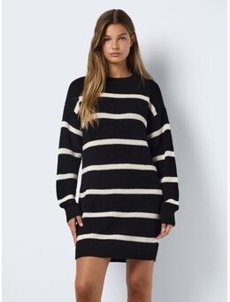 Gebreide jurk NMMAYSA L/S O-NECK KNIT DRESS NOOS