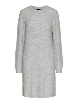 Gebreide jurk PCELLEN LS O-NECK KNIT DRESS NOOS BC