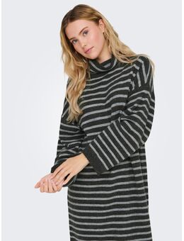 Gebreide jurk ONLTALIO LS STRIPE ROLLNECK DRESS BF KNT